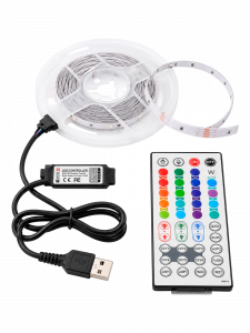 Светодиодная лента с USB контроллером Bluetooth 5 метров Огонёк OG-LDL52